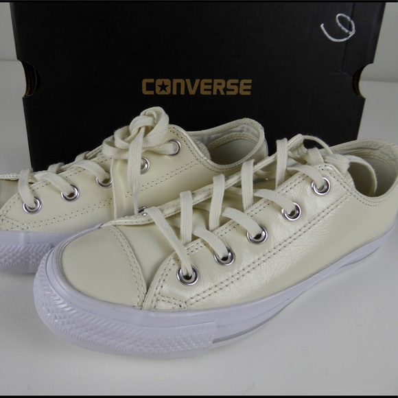 converse leather egret